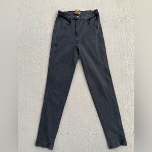 Vintage Y2K Harley-Davidson Embroidered Black moto Jeans | Made in Hong Kong